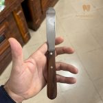 اسپاتول همزن استیل دسته چوبی مدیس پورکس - تصویر 4