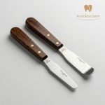 اسپاتول همزن استیل دسته چوبی مدیس پورکس - تصویر 2
