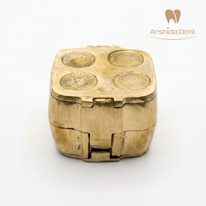 مفل برنجی چهارگوش قالب کوچک بعثت