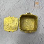 مفل برنجی چهارگوش قالب کوچک بعثت - تصویر 2