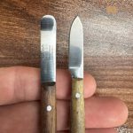 اسپاتول تمام استیل دسته چوبی موم کاری (مدلاژ) تخت کوچک فالکون پاکستان - تصویر 2