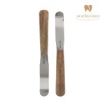 اسپاتول همزن گچ و آلژینات تمام استیل دسته چوبی سرخم فالکون پاکستان